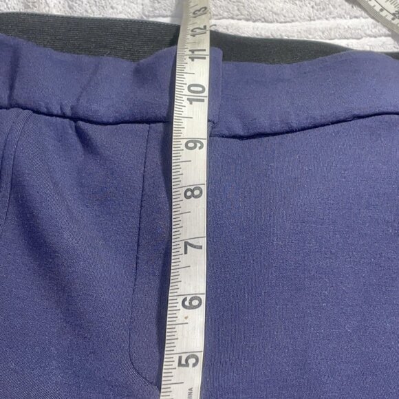 Lane Bryant Straight Leg Travel Trousers Navy Blue Stretch Zip Pockets Sz 16 - Picture 9 of 11